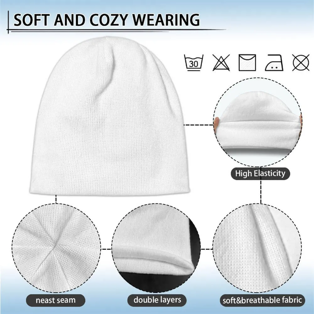 Always Cold English Letters Warm Knitted Beanies Hat