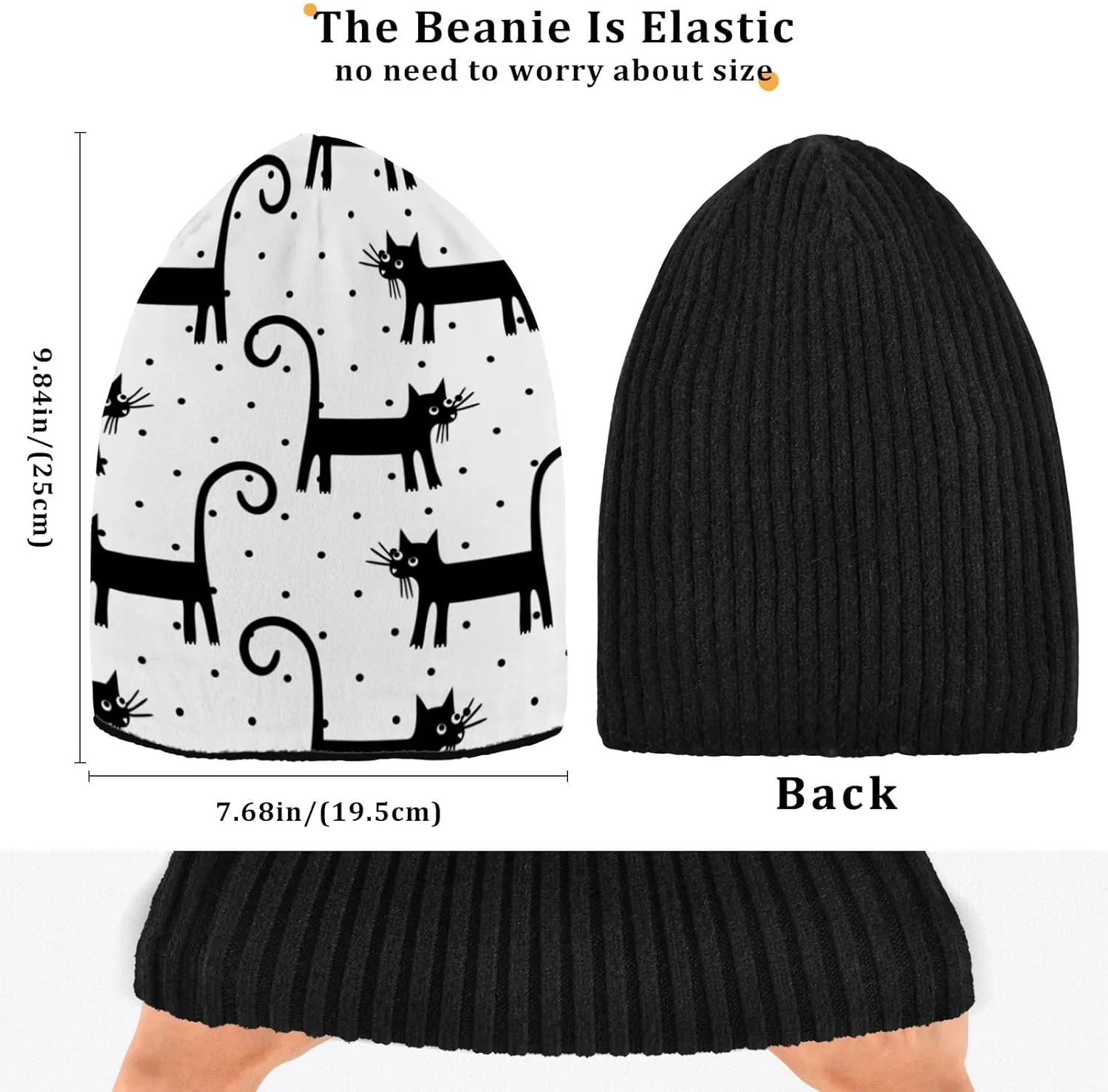 Beanie Hats Winter Knit Hat Mens Camping Hiking Beanies Gift Skater Beanie for Women Men