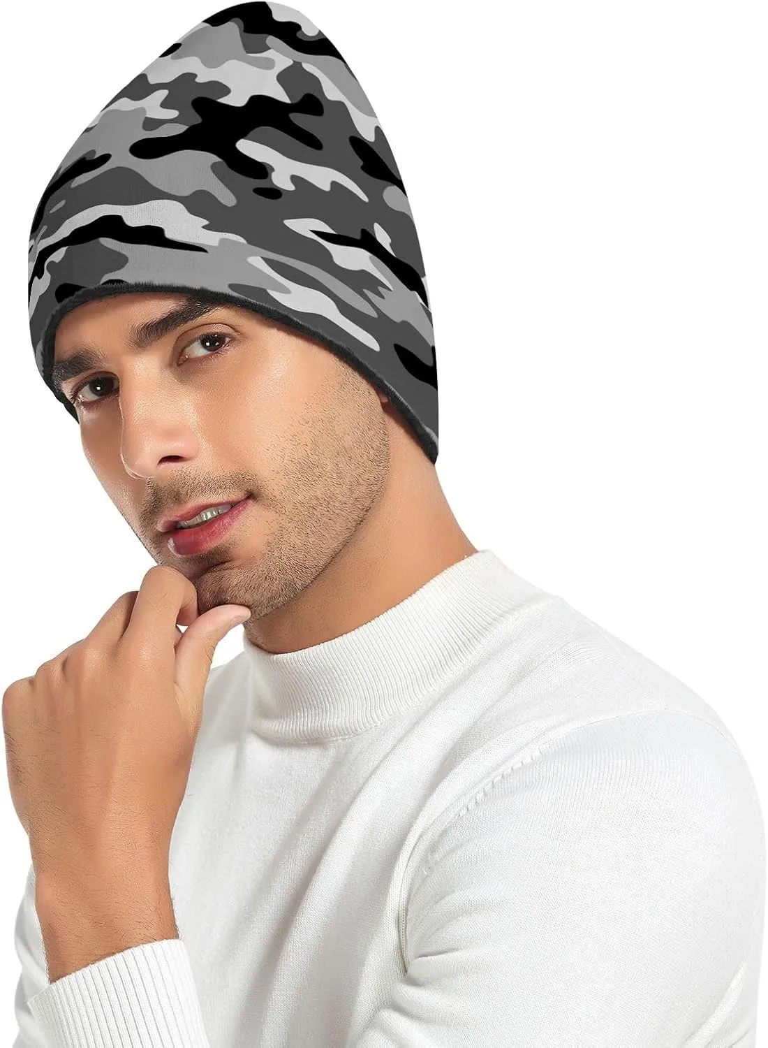 Beanie Hats Winter Knit Hat Mens Camping Hiking Beanies Gift Skater Beanie for Women Men