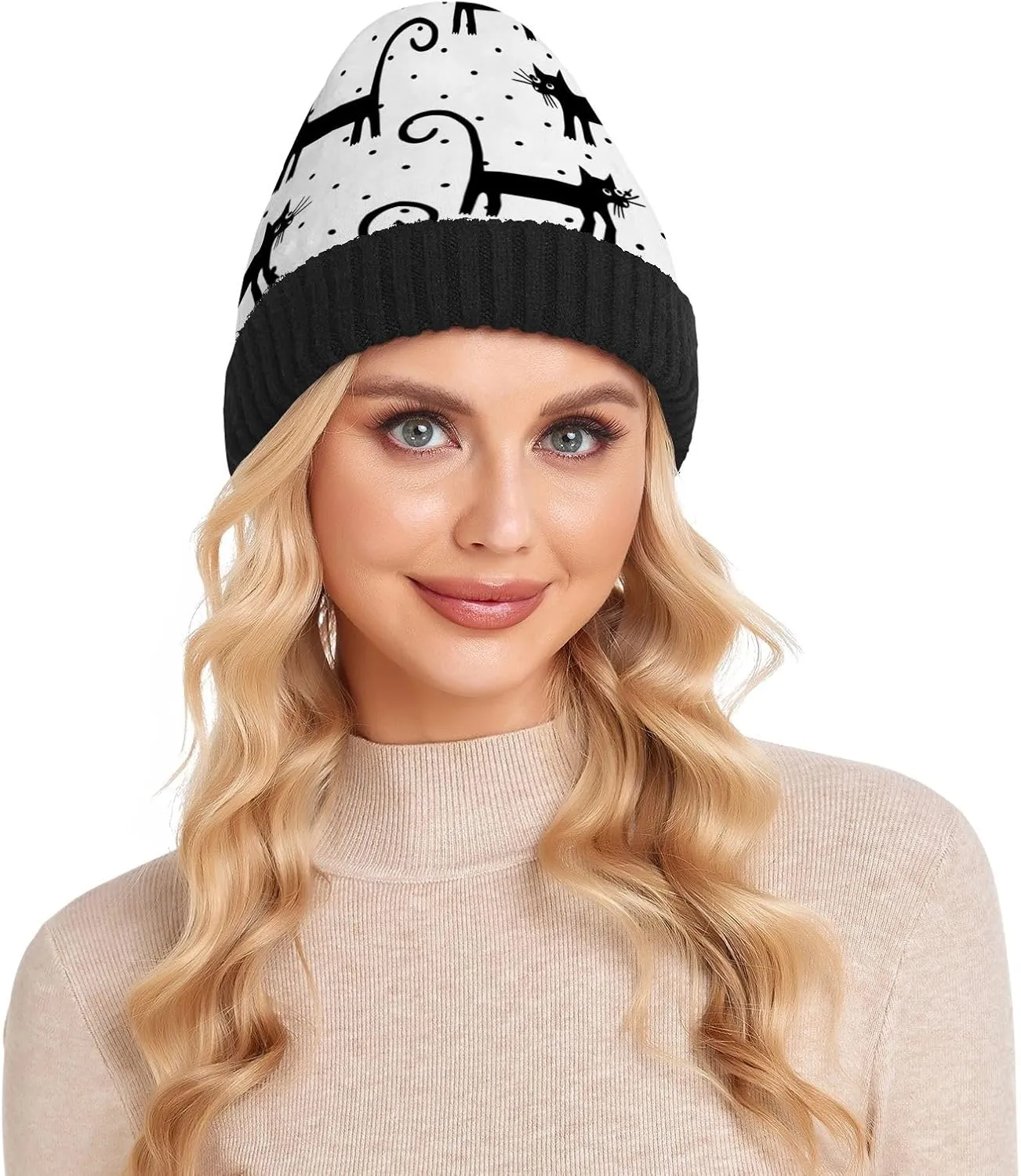 Beanie Hats Winter Knit Hat Mens Camping Hiking Beanies Gift Skater Beanie for Women Men