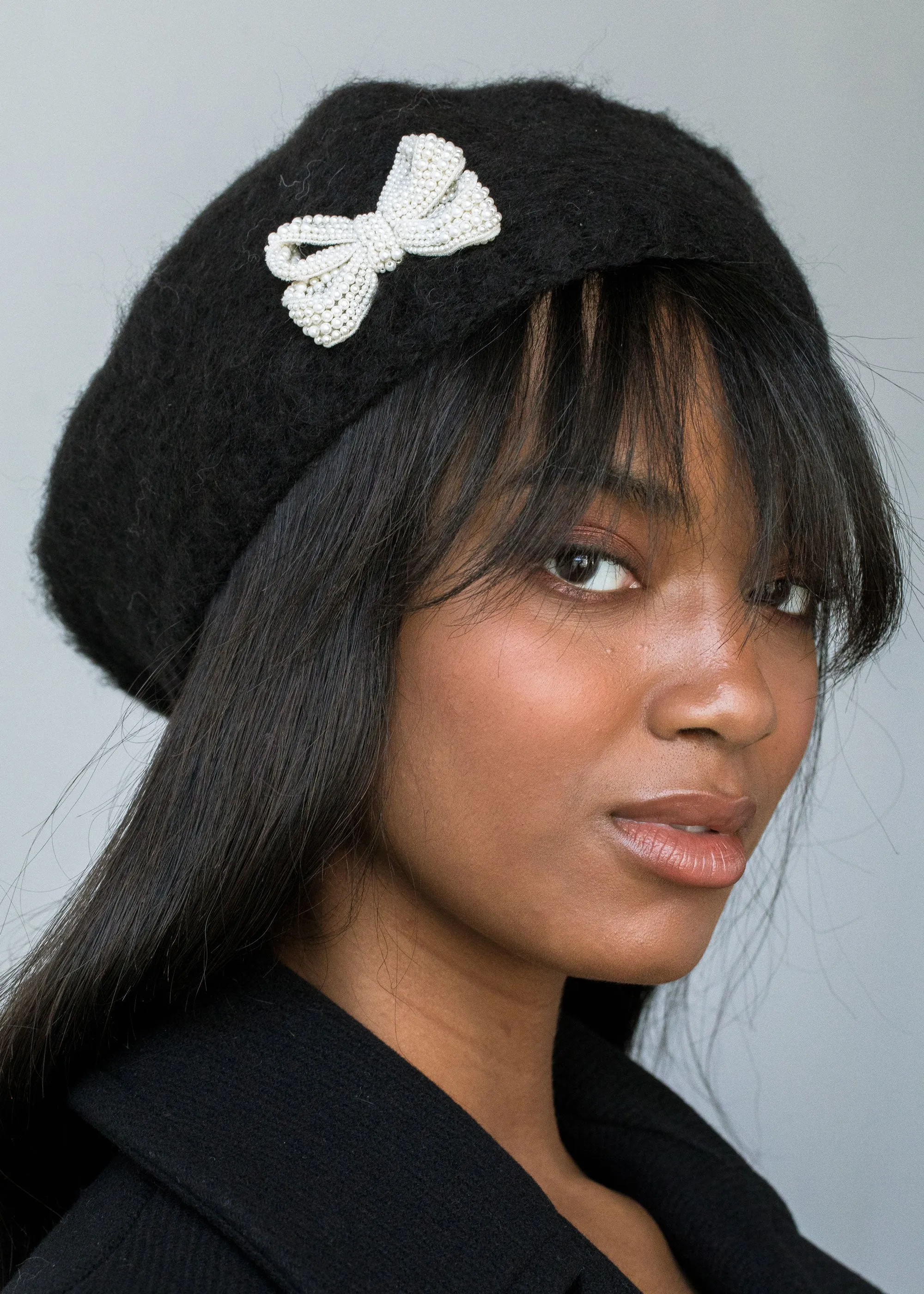 Bella Beret -- Black