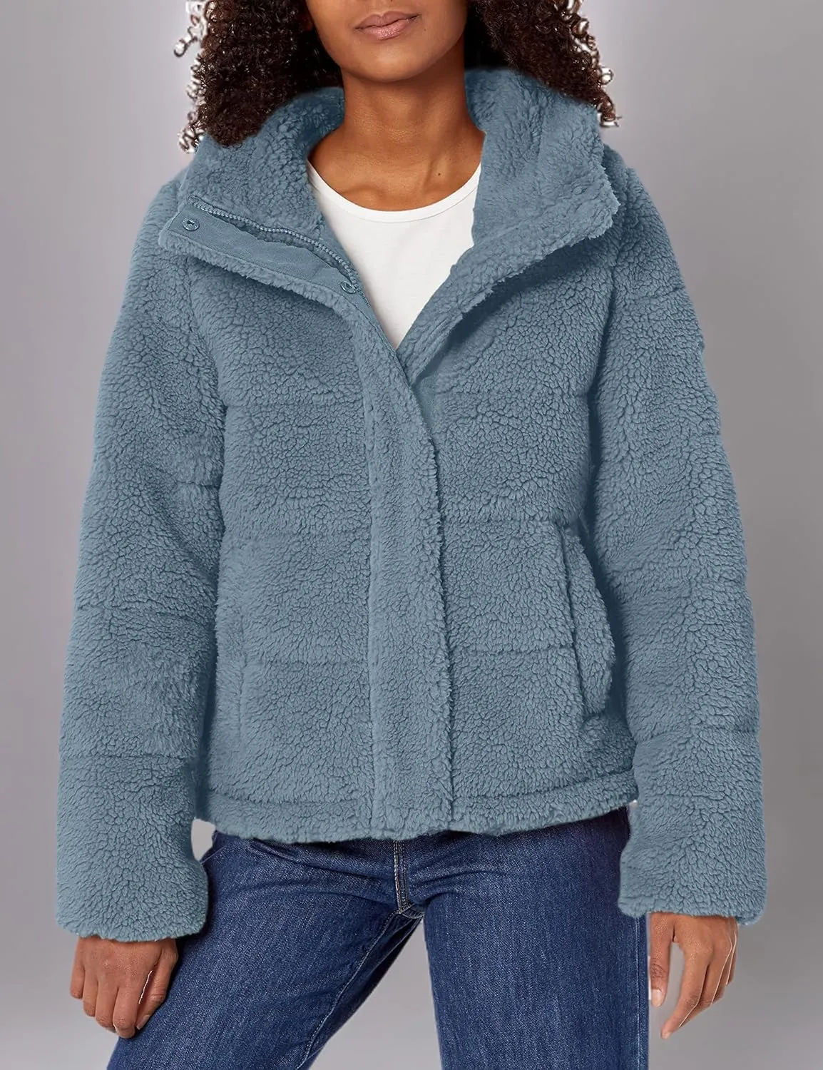 Calvin Klein Women's Faux Sherpa Coat