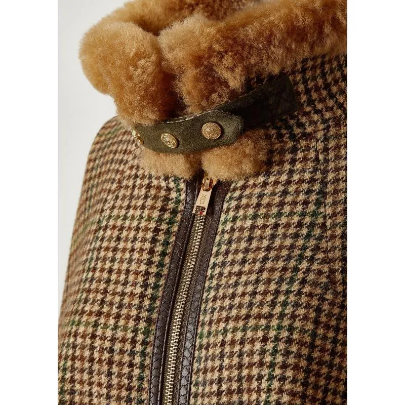 Holland Cooper Chiltern Ladies Tweed Cape - Hailes Green