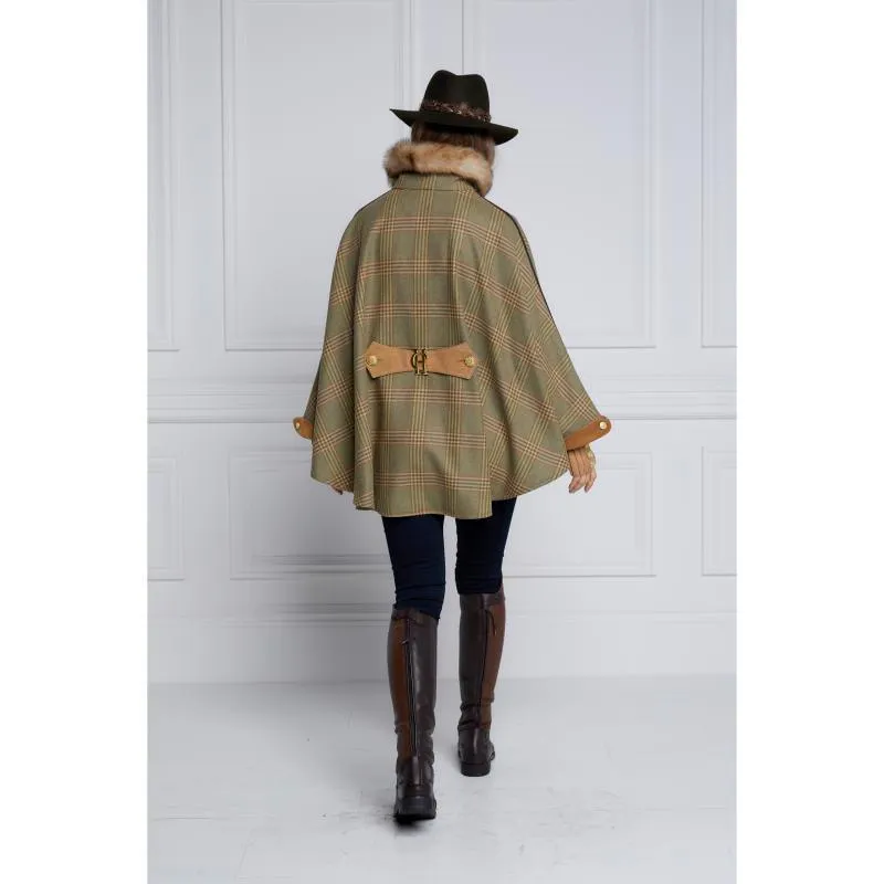 Holland Cooper Chiltern Ladies Tweed Cape - Leveret
