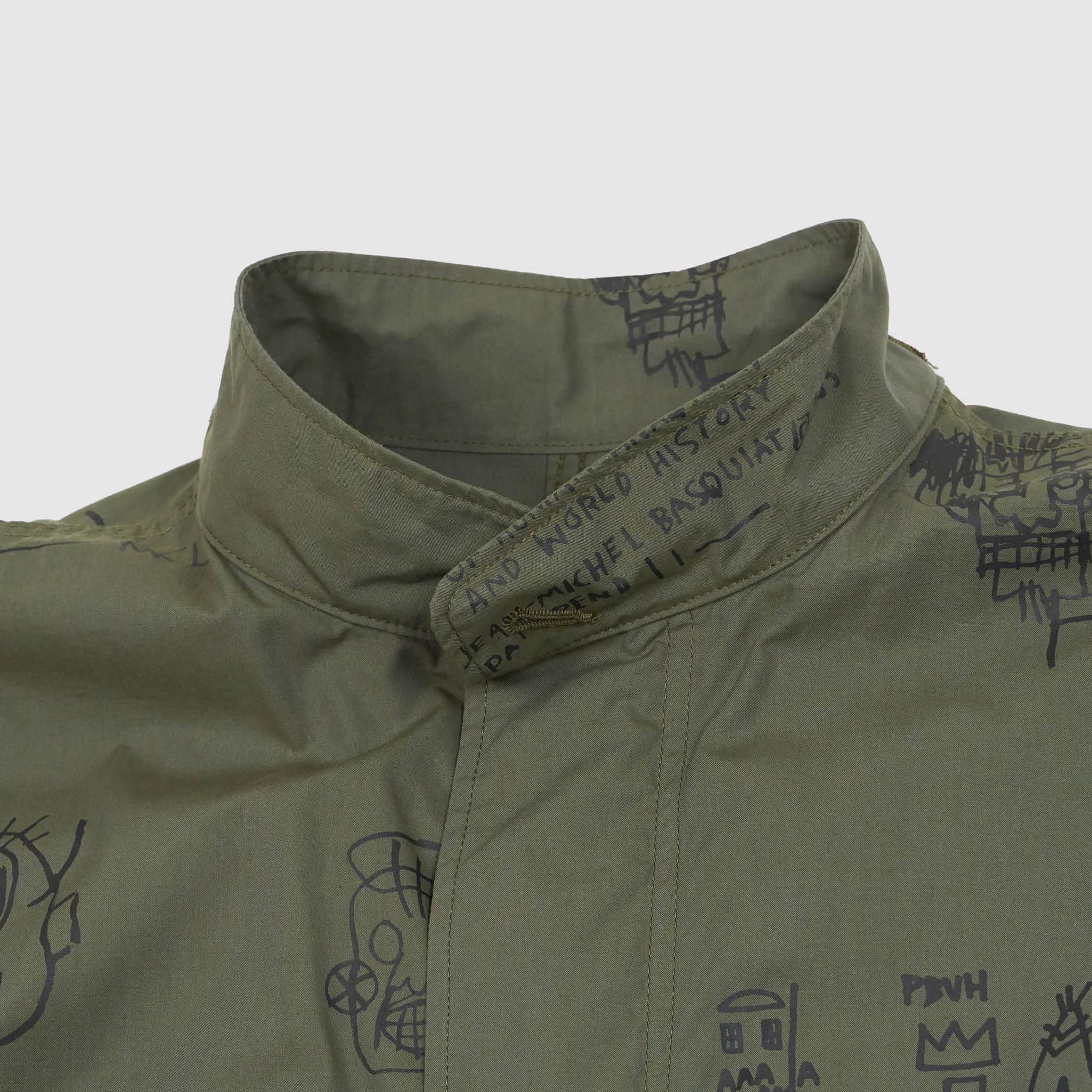 Junya Watanabe MAN x Jean-Michel Basquiat Fishtail Parka UNISEX