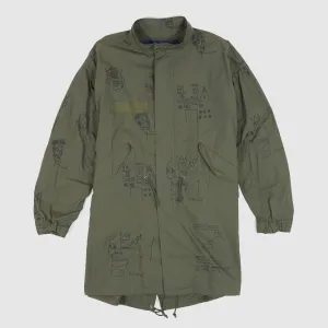Junya Watanabe MAN x Jean-Michel Basquiat Fishtail Parka UNISEX