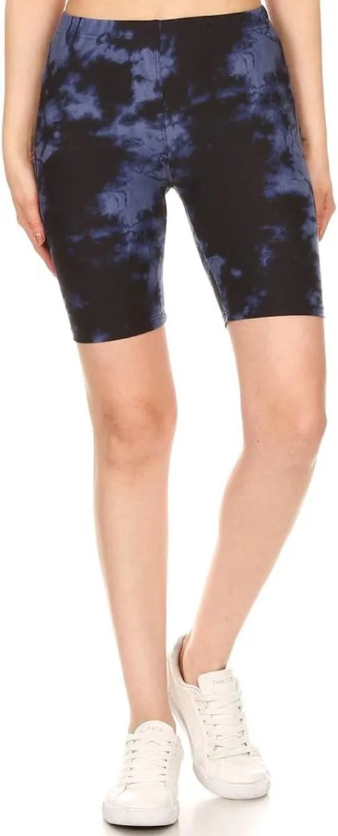 Leggings Depot Women's Fashion Biker Shorts Popular Prints BAT1