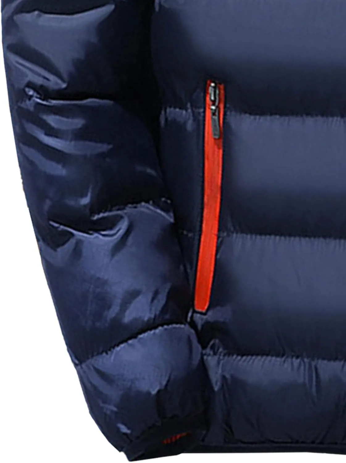 Mens Lightweight Padded Coats Flight Bomber Puffer Outwear Jacket Windproof Down Packable Winter Jackets
