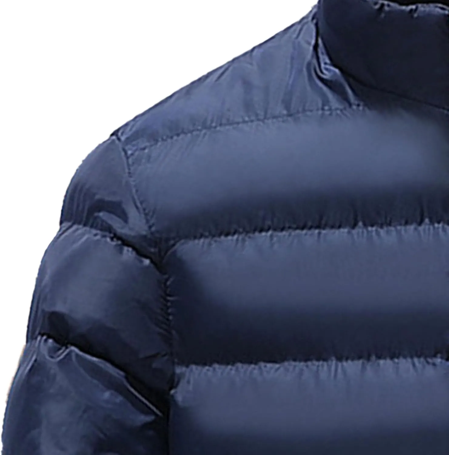 Mens Lightweight Padded Coats Flight Bomber Puffer Outwear Jacket Windproof Down Packable Winter Jackets