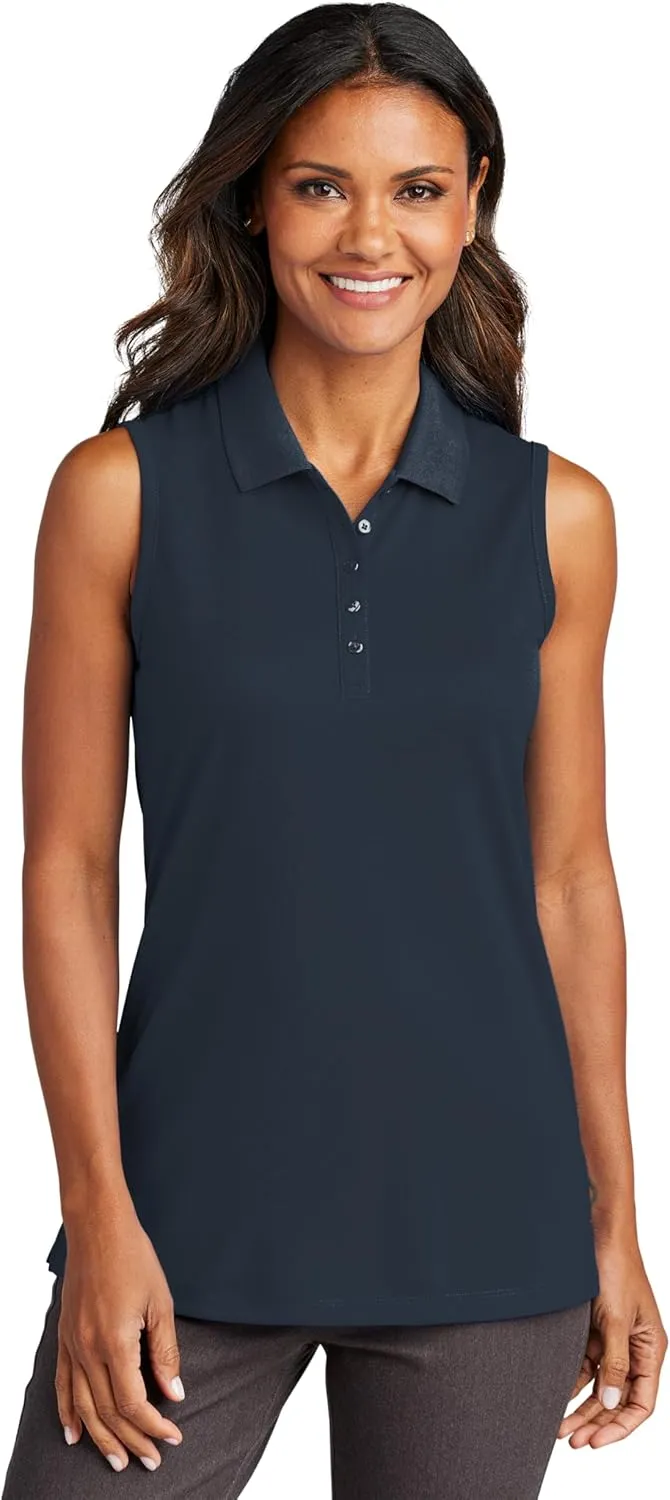 Port Authority Ladies Dry Zone UV Micro-Mesh Sleeveless Polo