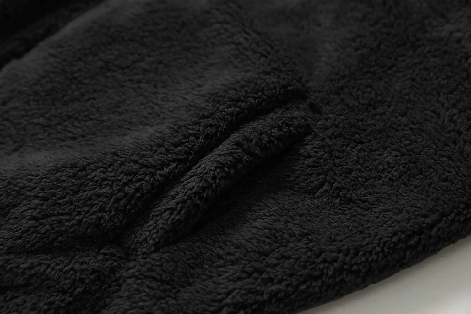 Runcati Mens Fuzzy Sherpa Jacket Cardigan Fleece Long Sleeve Full Zip Open Front Thermal Coat Fall Winter Outwear