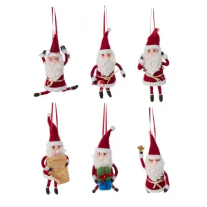 Santa Wool Deco - Assorted
