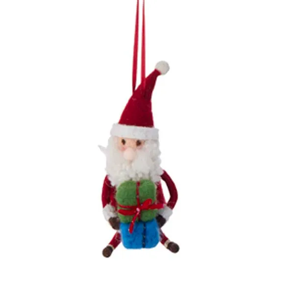 Santa Wool Deco - Assorted