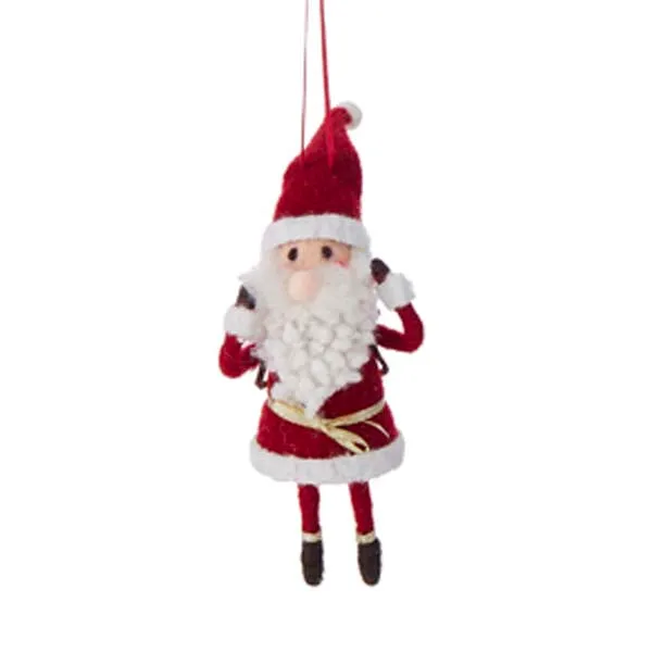 Santa Wool Deco - Assorted