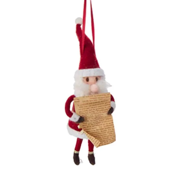 Santa Wool Deco - Assorted