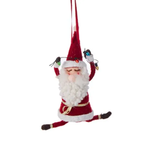 Santa Wool Deco - Assorted