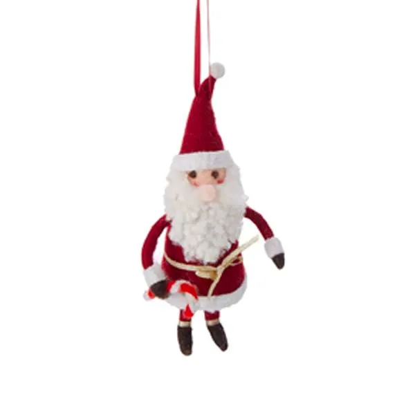 Santa Wool Deco - Assorted
