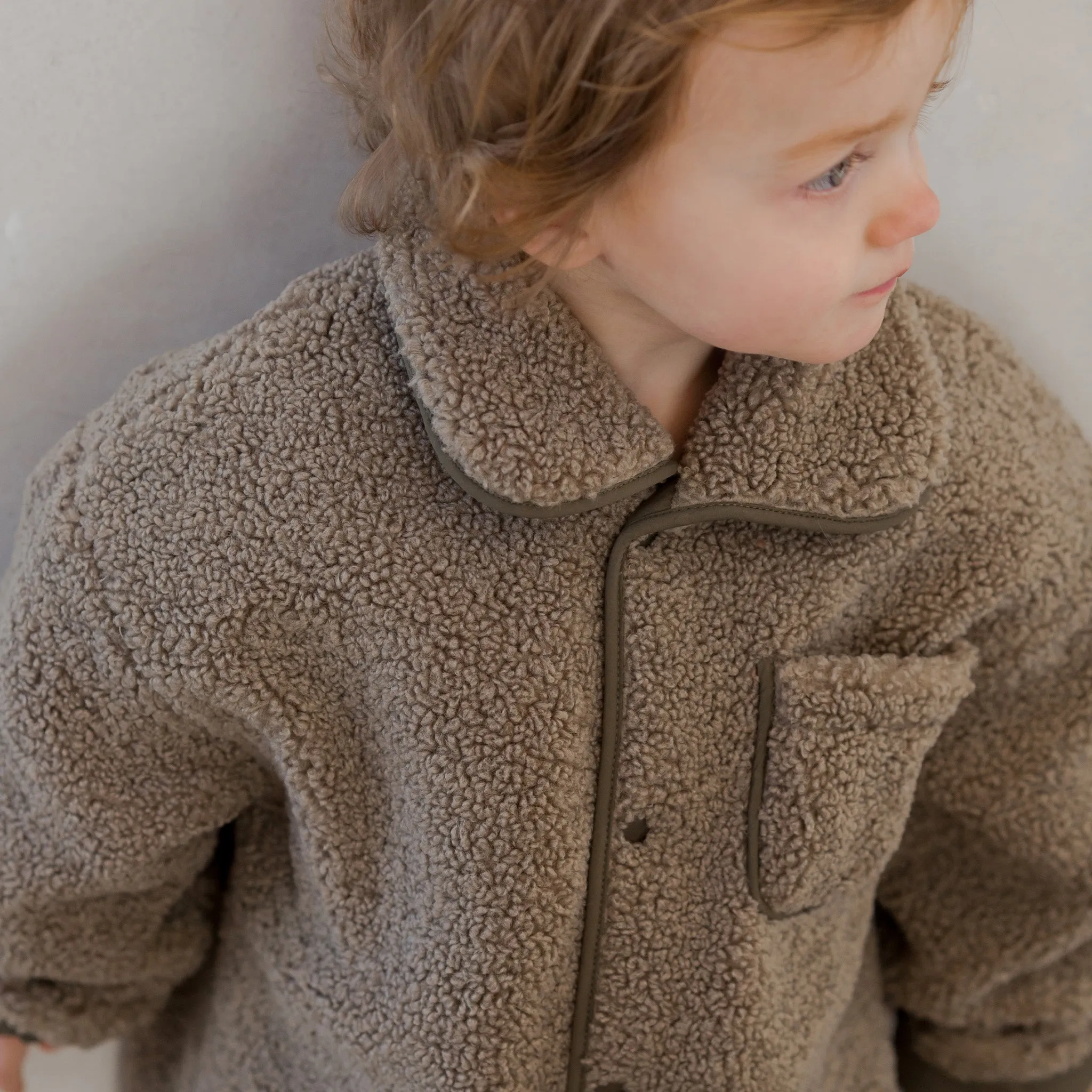 Shearling Jumpsuit - Olive