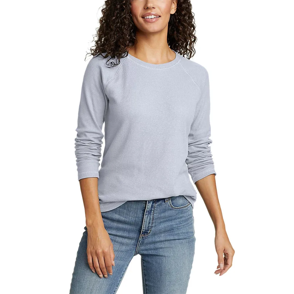 Women's Thermal Raglan Long-Sleeve Crew