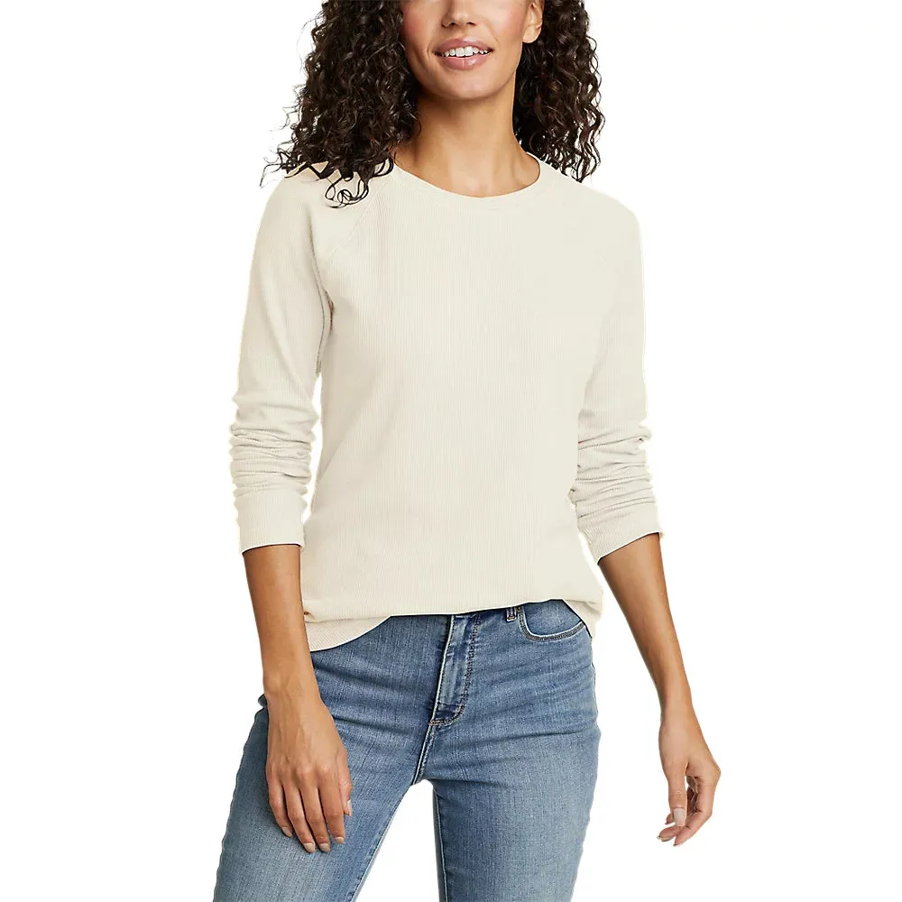 Women's Thermal Raglan Long-Sleeve Crew
