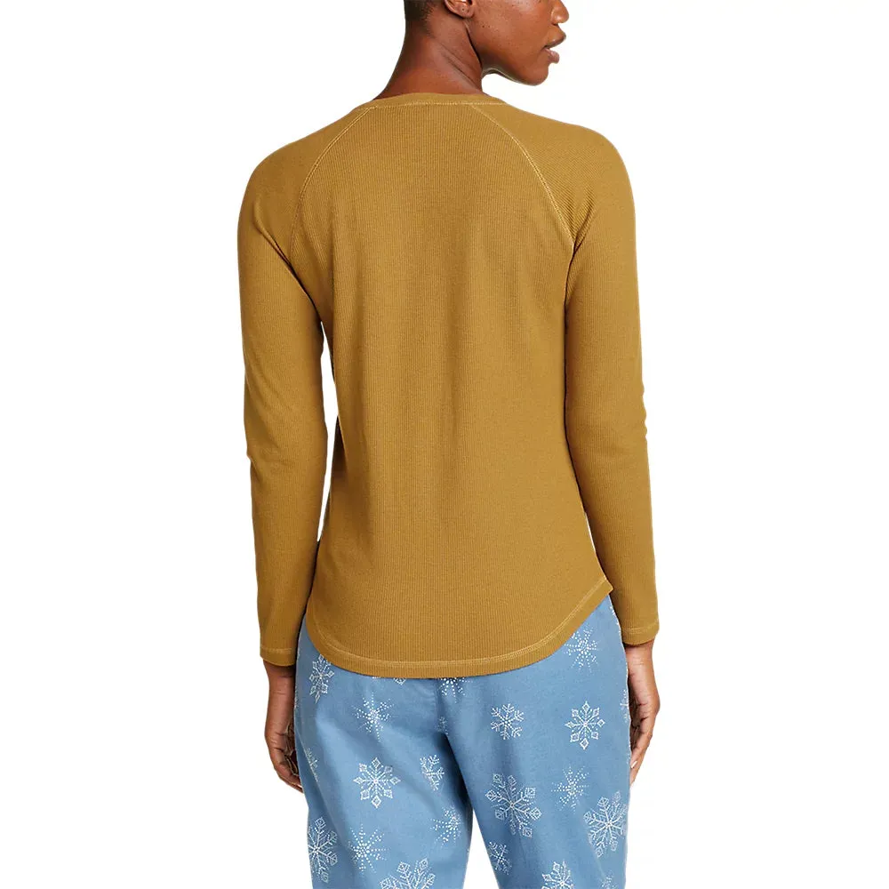Women's Thermal Raglan Long-Sleeve Crew